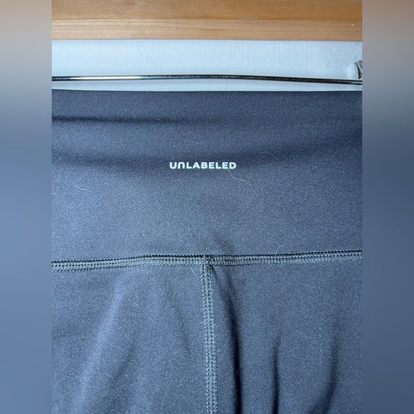 NWOT Unlabeled by Anna Petrosian Black High Waisted Leggings Size XS - Picture 4 of 5